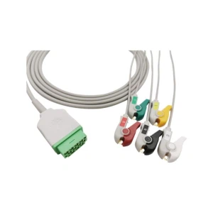 GE Healthcare Opäť použiteľné zvodové vodiče EKG s priamym pripojením