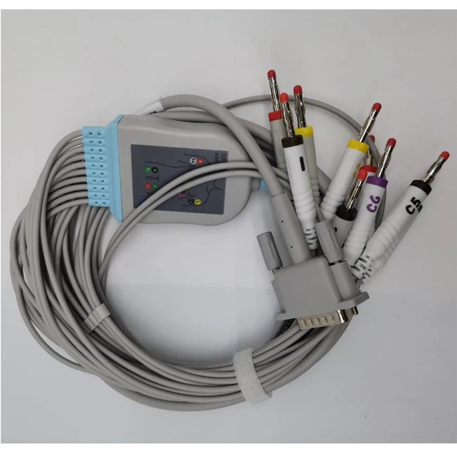 Philips Compatible ECG EKG Cable With Leadwires IEC
