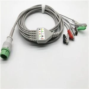 Comen 12kolíkový 5žilový kábel Ecg pre kábel CM1200 CM1200B H12 EKG